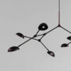 Drop Chandelier takkrona, Burned black