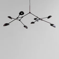Drop Chandelier takkrona, Burned black