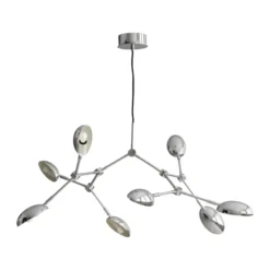 Drop Chandelier takkrona mini, Chrome