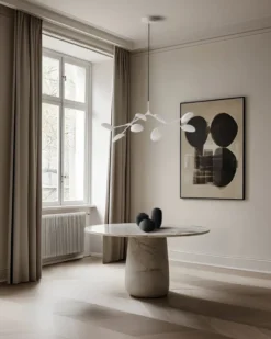 Drop Chandelier takkrona mini, Vit