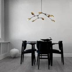 Drop Chandelier takkrona mini, Mässing