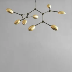 Drop Chandelier takkrona mini, Mässing