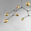Drop Chandelier takkrona, Mässing