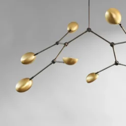 Drop Chandelier takkrona, Mässing