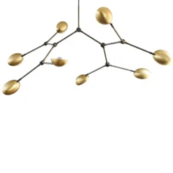 Drop Chandelier takkrona, Mässing