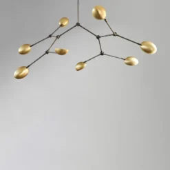 Drop Chandelier takkrona, Mässing