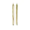 Dryp stearinljus 2-pack, Olive
