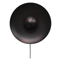 Dusk vägglampa 50x50 cm, Burned Black