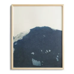 Dyeforindigo ocean 2 poster 40x50 cm, Blå-vit
