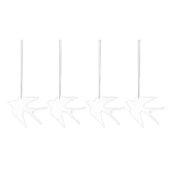 Easter Deco fågel påskhänge 4-pack, White
