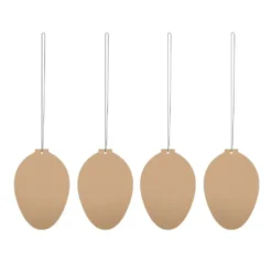 Easter Deco ägg påskdekoration 4-pack, Cafe au lait