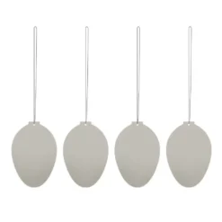 Easter Deco ägg påskdekoration 4-pack, Sand
