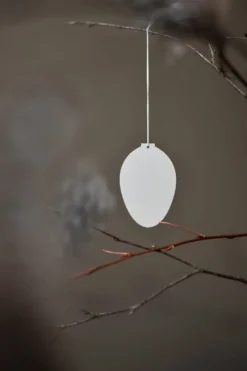 Easter Deco ägg påskdekoration 4-pack, White