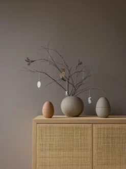 Easter Deco ägg påskdekoration 4-pack, White