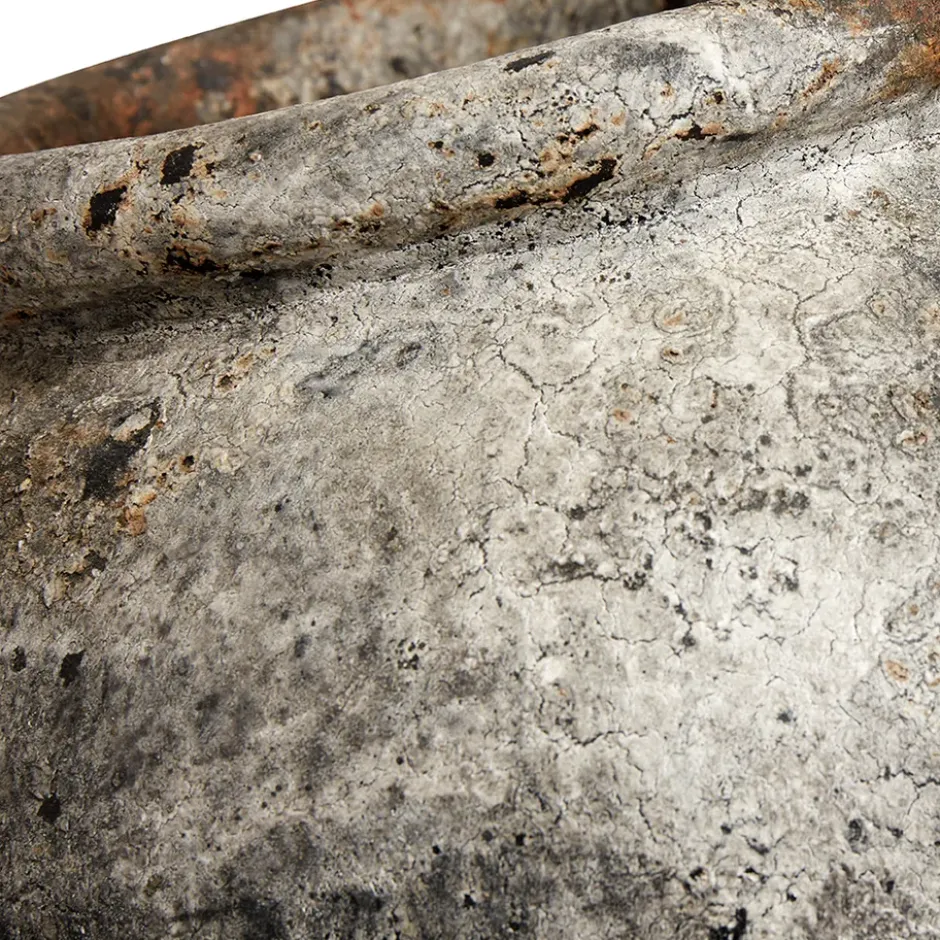 Echo kruka Ø30 cm h25 cm, Rost-grå