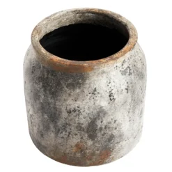 Echo kruka Ø28 cm, Rost-grå