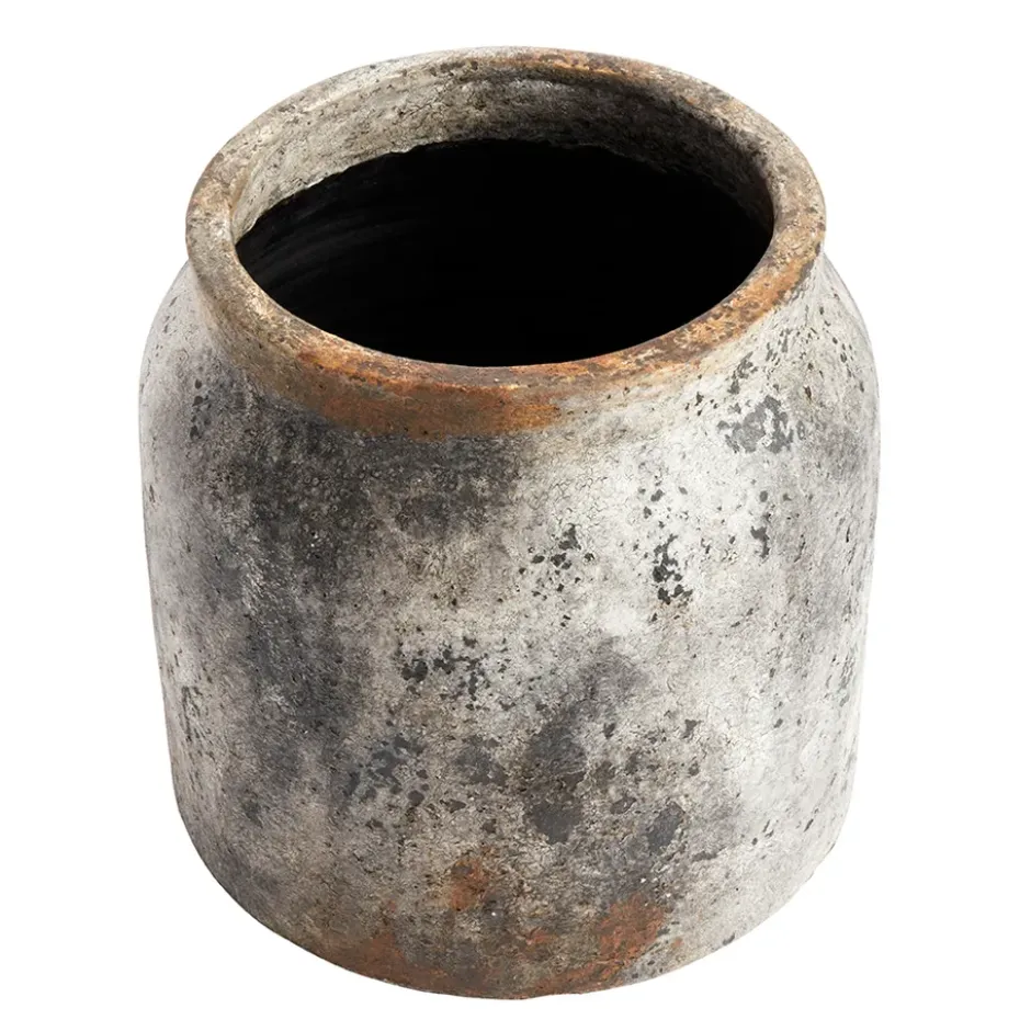 Echo kruka Ø28 cm, Rost-grå