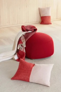 Echo kuddfodral 40x60 cm, Vertical red