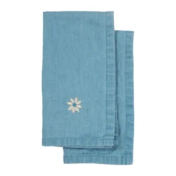 Eden denim kökshandduk 50x70 cm 2-pack, Blå
