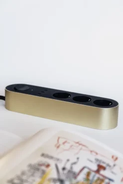 Edgar Power Bar grenuttag, Satin brass