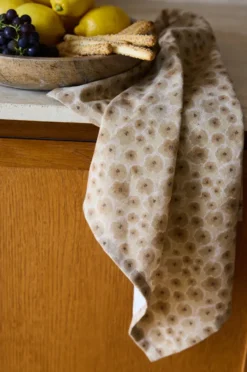 Edith kökshandduk 50x70 cm 2-pack, Mixad beige