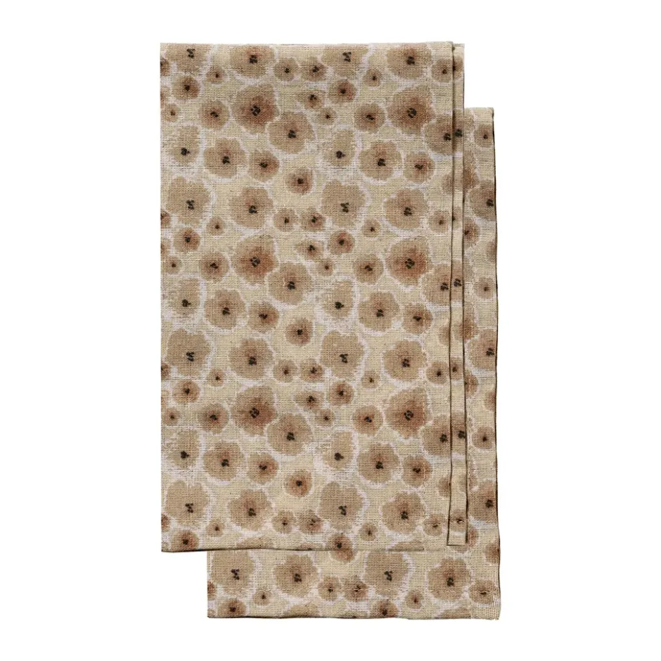 Edith kökshandduk 50x70 cm 2-pack, Mixad beige