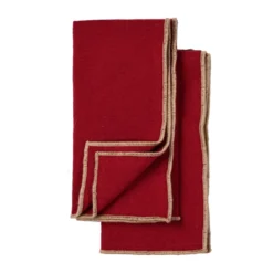 Edith servett 45x45 cm 2-pack, Vinröd