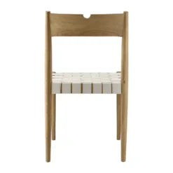 Ekeryd matstol, Webbing-laquered oak