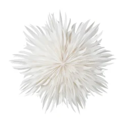Eldig julstjärna Ø70 cm, Vit