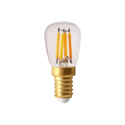 Elect LED filament päron E14, Klar