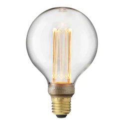 E27 LED laser filament glob dimbar, 9,5 cm, E27
