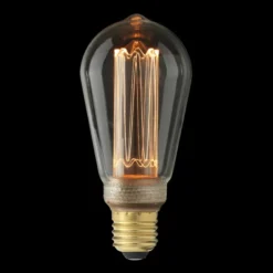 E27 LED laser filament glob dimbar, 6,4 cm, E27