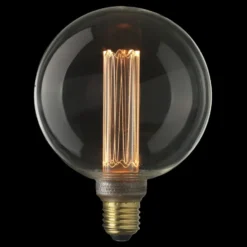 E27 LED laser filament glob dimbar, 12,5 cm, E27