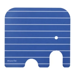 Elephant glasunderlägg 11x10 cm, Blue
