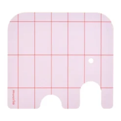 Elephant glasunderlägg 11x10 cm, Pink