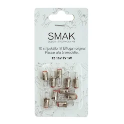 Elflugan extralampor, 10-pack