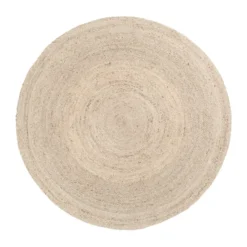 Elin matta natural grey, Ø125 cm
