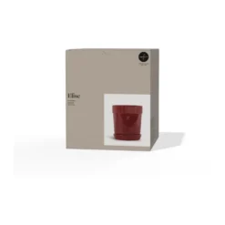 Elise kruka M Ø17 cm, Vinröd