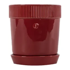 Elise kruka S Ø14 cm, Vinröd