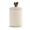 Ellen ekorreburk med lock Ø10 cm, Off white