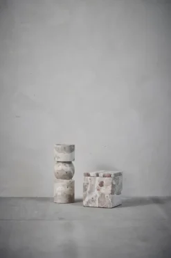 Ellia ljusstake 23 cm, Linen