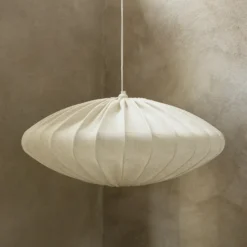 Ellipse lampskärm 65 cm linne, Natural