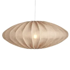 Ellipse lampskärm 65 cm linne, Sand