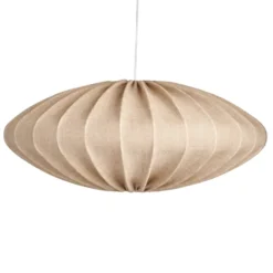 Ellipse lampskärm 65 cm linne, Sand