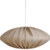 Ellipse lampskärm linne 80 cm, Sand