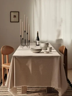 Elouise bordsduk 160x200 cm, Grey