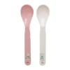 Elsa Beskow Blomsterfesten sked 2-pack, Rosa-vit