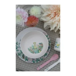 Elsa Beskow Blomsterfesten skål Ø14,5 cm, Vit