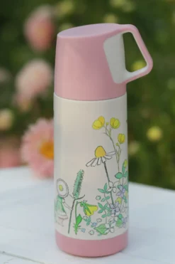Elsa Beskow Blomsterfesten termos 35 cl, Vit