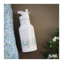 Elsa Beskow Blomsterfesten vattenflaska 34 cl, Vit